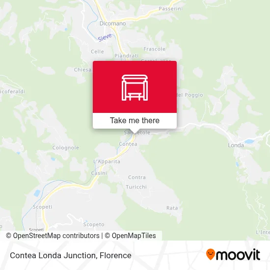 Contea Londa Junction map
