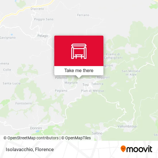 Isolavacchio map