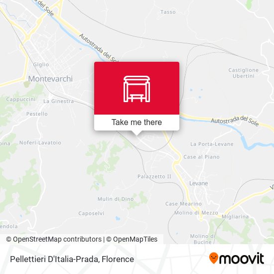 Pellettieri D'Italia-Prada map