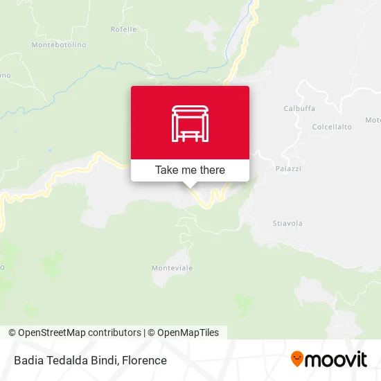 Badia Tedalda Bindi map