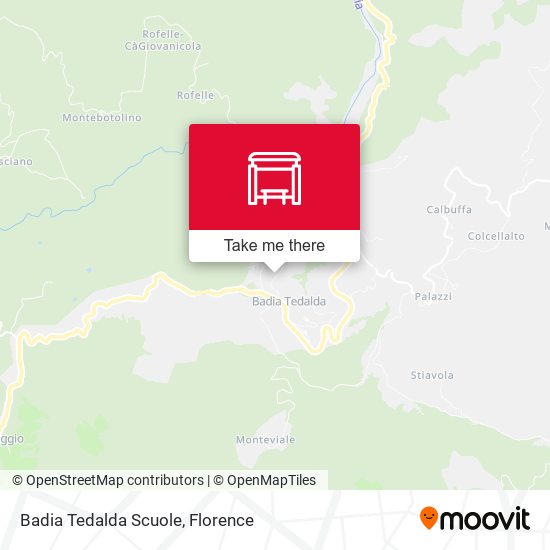 Badia Tedalda Scuole map