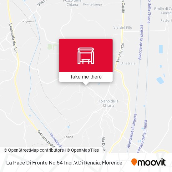 La Pace Di Fronte Nc.54 Incr.V.Di Renaia map