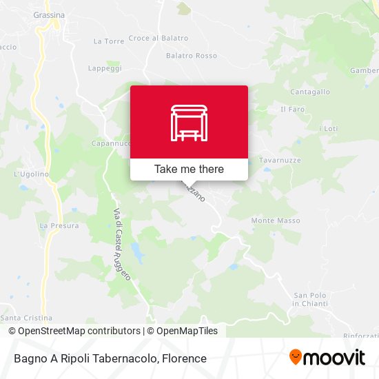Bagno A Ripoli Tabernacolo map