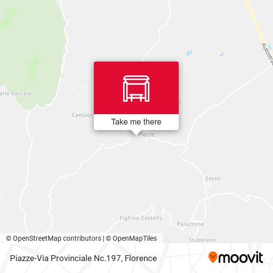 Piazze-Via Provinciale Nc.197 map