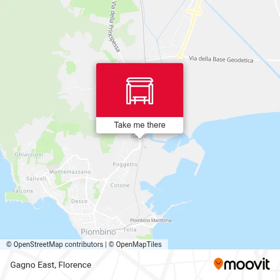 Gagno East map