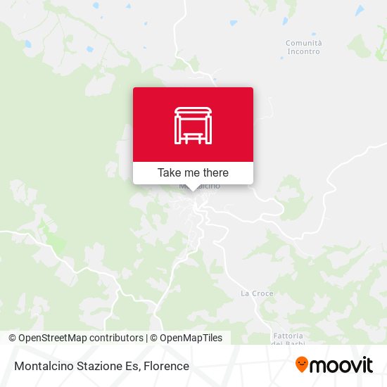 Montalcino Stazione Es map