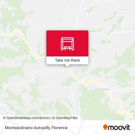 Montepulciano-Autojolly map
