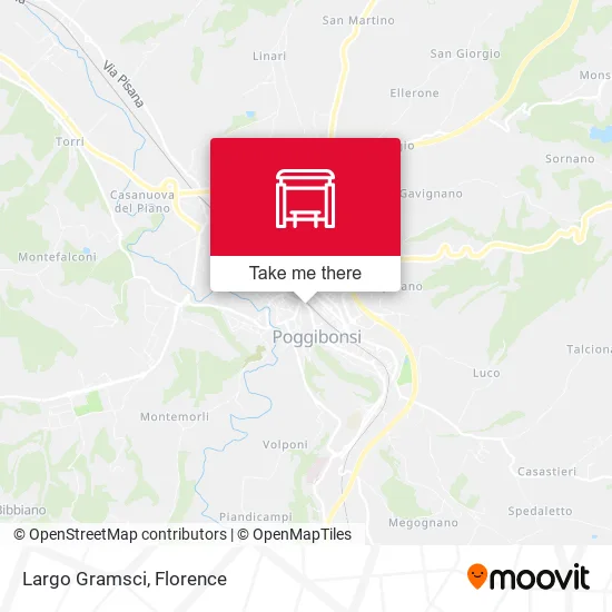 Largo Gramsci map