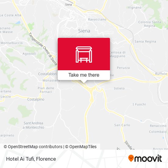 Hotel Ai Tufi map