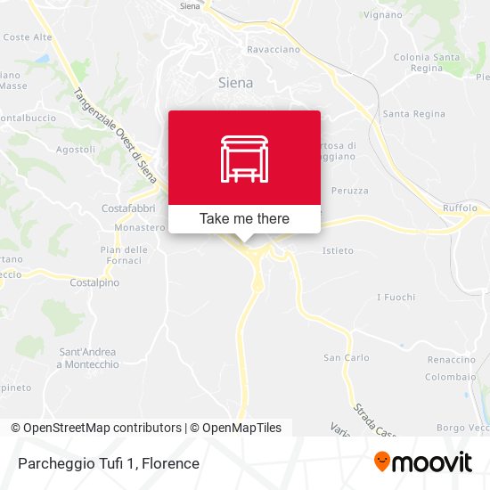 Parcheggio Tufi 1 map