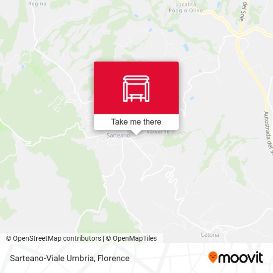 Sarteano-Viale Umbria map