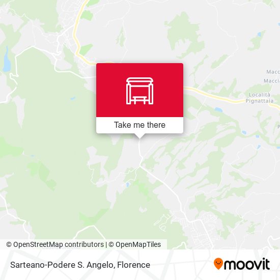 Sarteano-Podere S. Angelo map