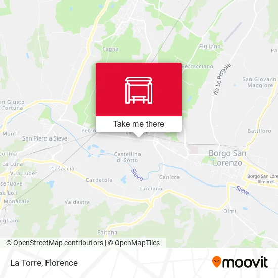 La Torre map