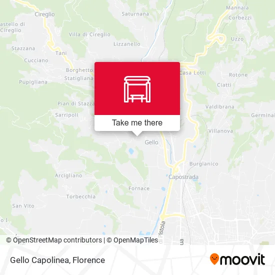 Gello Capolinea map