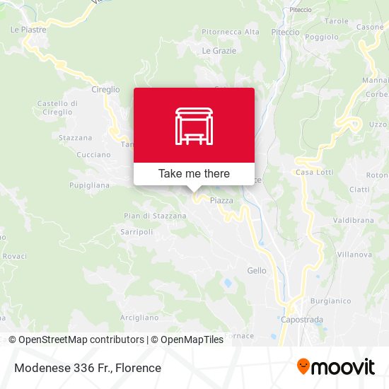 Modenese  336  Fr. map