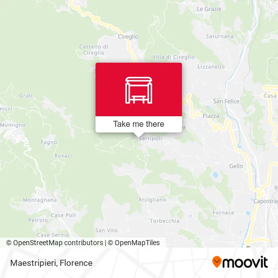 Maestripieri map