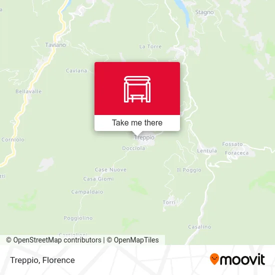 Treppio map