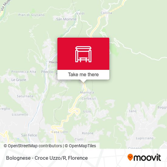 Bolognese - Croce Uzzo/R map