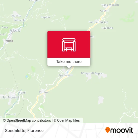 Spedaletto map
