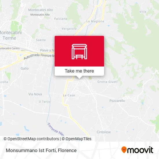 Monsummano Ist Forti map