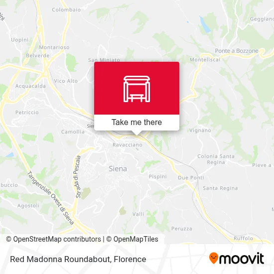 Red Madonna Roundabout map
