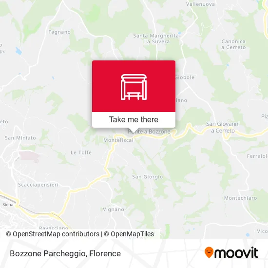 Bozzone Parcheggio map