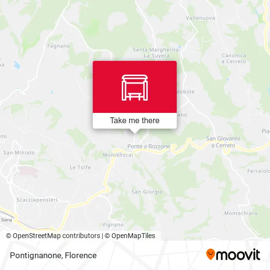 Pontignanone map