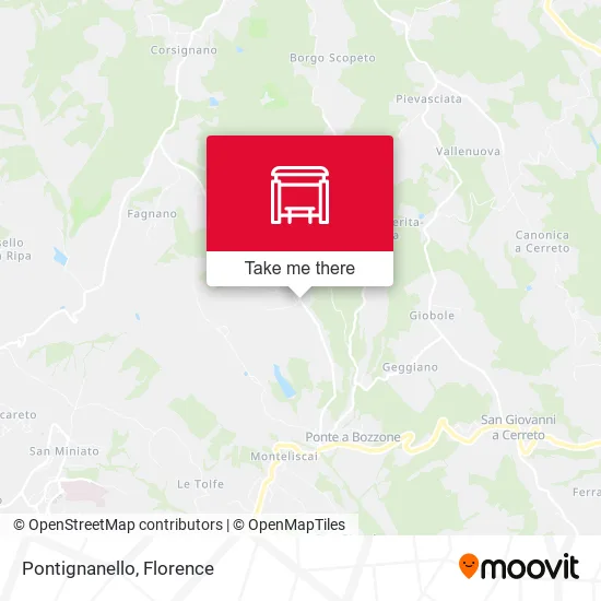 Pontignanello map