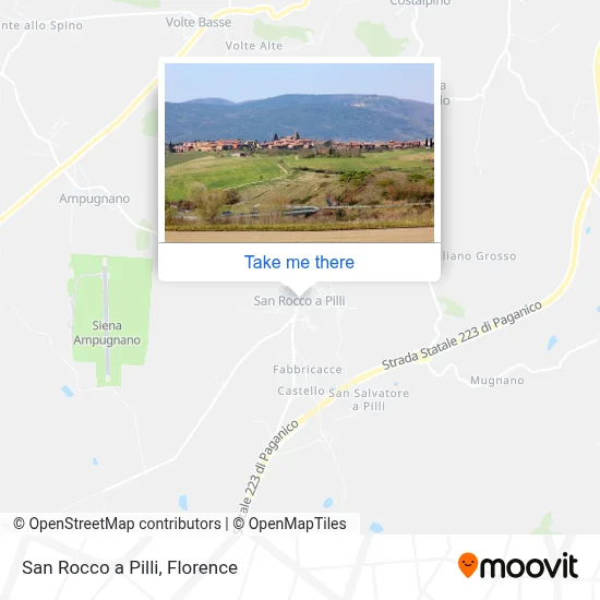 San Rocco a Pilli map