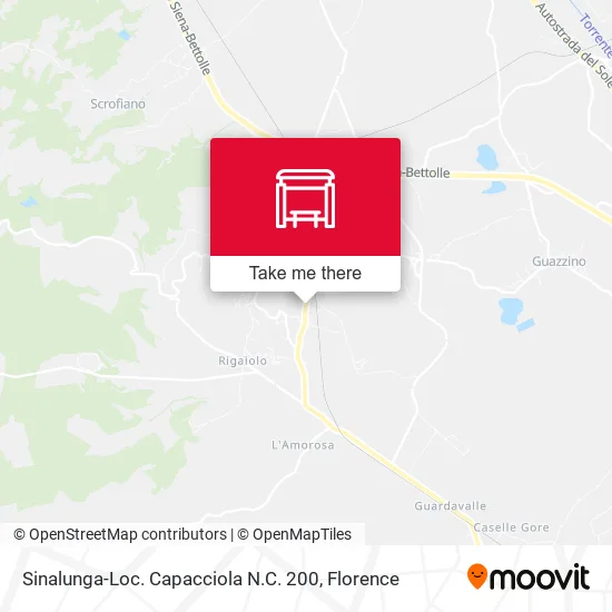 Sinalunga-Loc. Capacciola N.C. 200 map