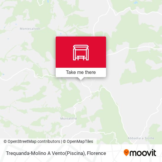 Trequanda-Molino A Vento(Piscina) map