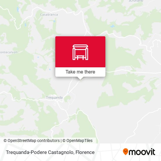 Trequanda-Podere Castagnolo map