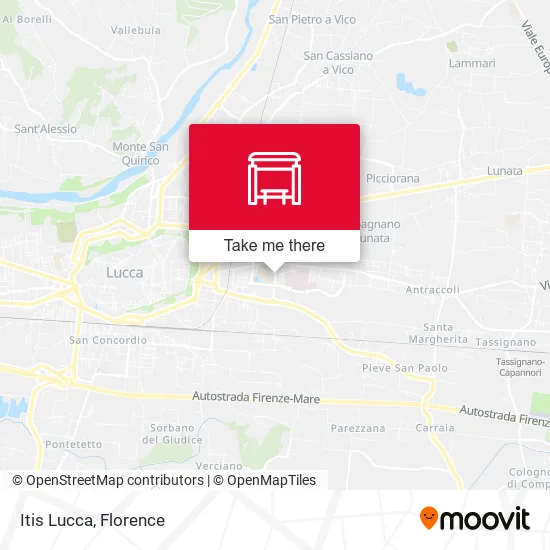Itis Lucca map