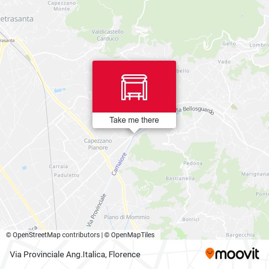 Via Provinciale Ang.Italica map