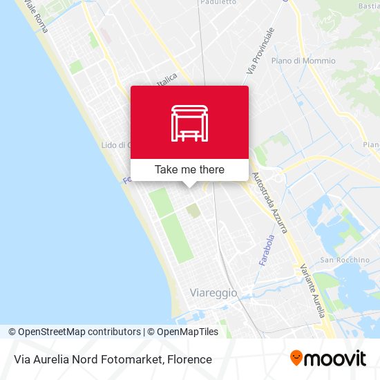 Via Aurelia Nord Fotomarket map