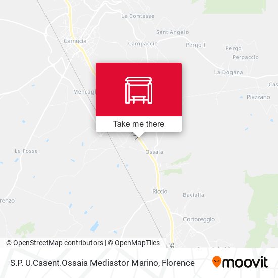 S.P. U.Casent.Ossaia Mediastor Marino map