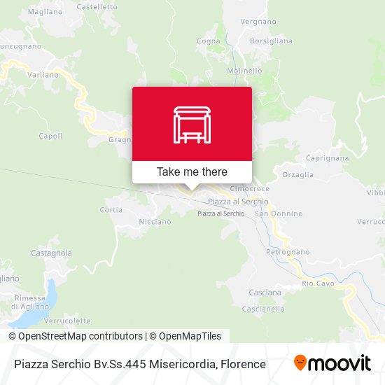 Piazza Serchio Bv.Ss.445 Misericordia map