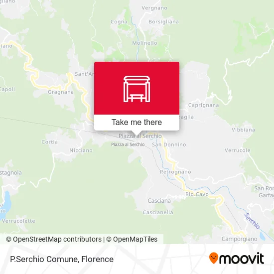 P.Serchio Comune map