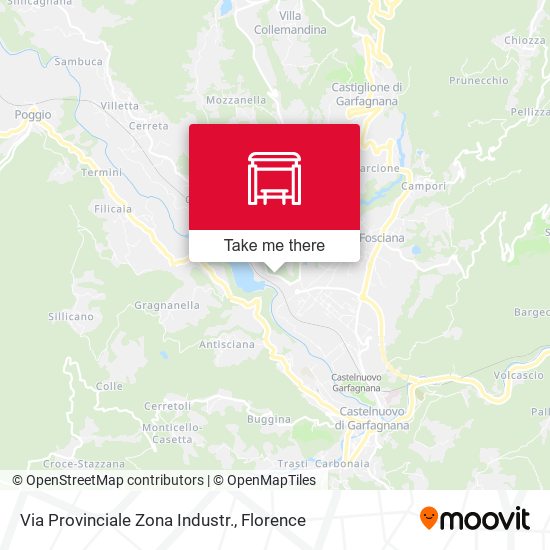 Via Provinciale Zona Industr. map