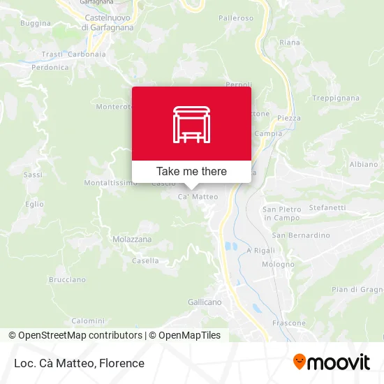 Loc. Cà Matteo map