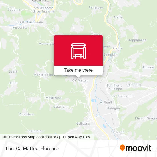 Loc. Cà Matteo map