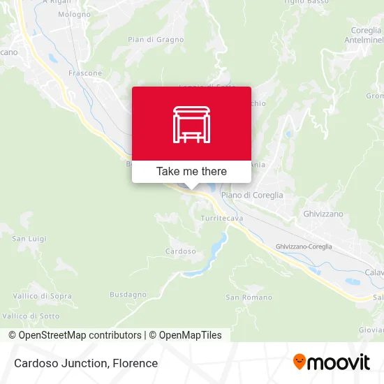 Cardoso Junction map