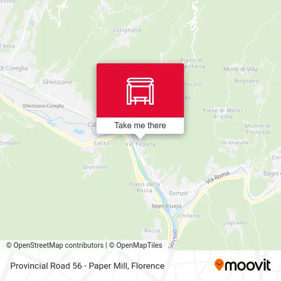 Provincial Road 56 - Paper Mill map