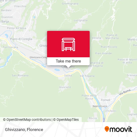 Ghivizzano map