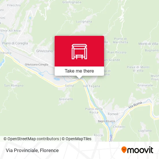 Via Provinciale map