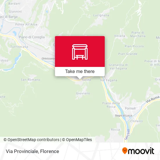 Via Provinciale map