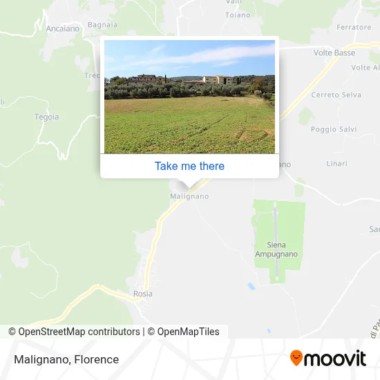 Malignano map