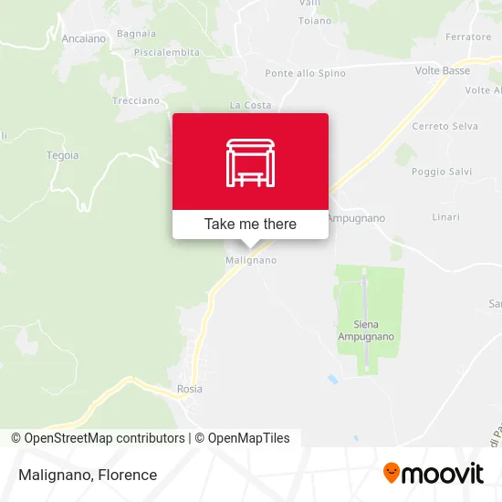Malignano map