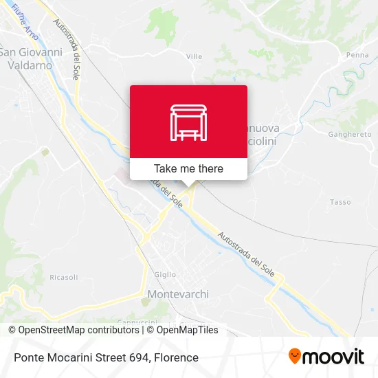 Ponte Mocarini Street 694 map