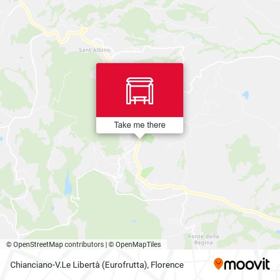 Chianciano-V.Le Libertà (Eurofrutta) map